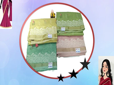 Linen Tissue Saree