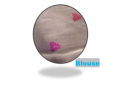 Image of LINEN COTTON SAREE - 3