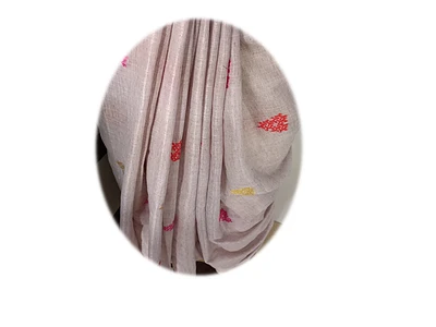 Image of LINEN COTTON SAREE - 5